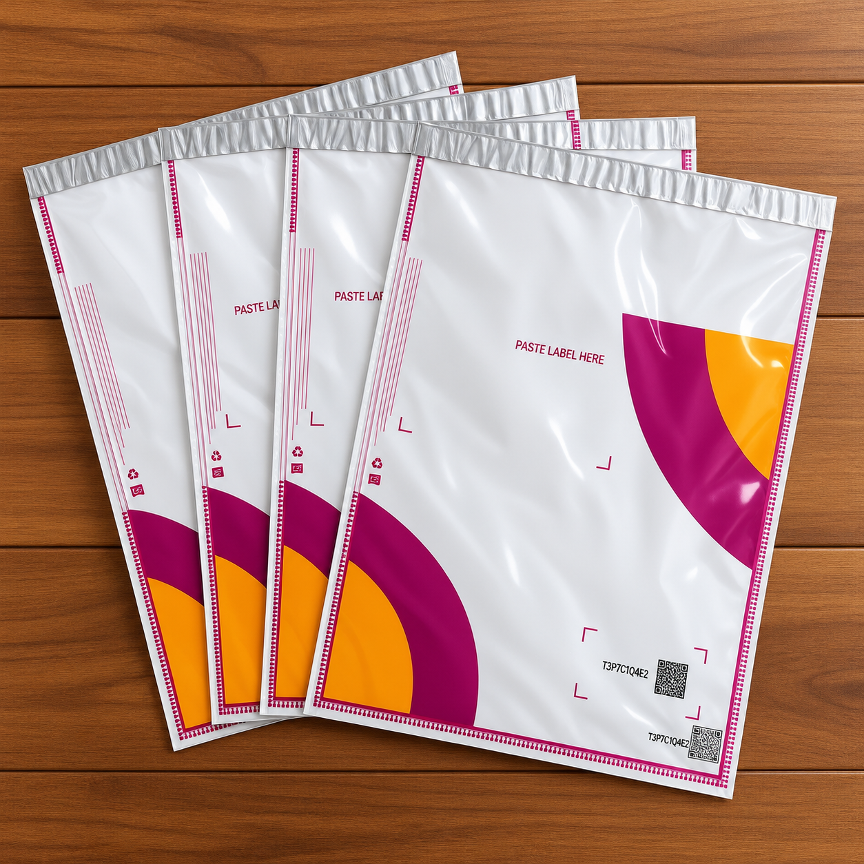 Meesho Transparent Courier Bag Without Pocket | 100% Barcode Working