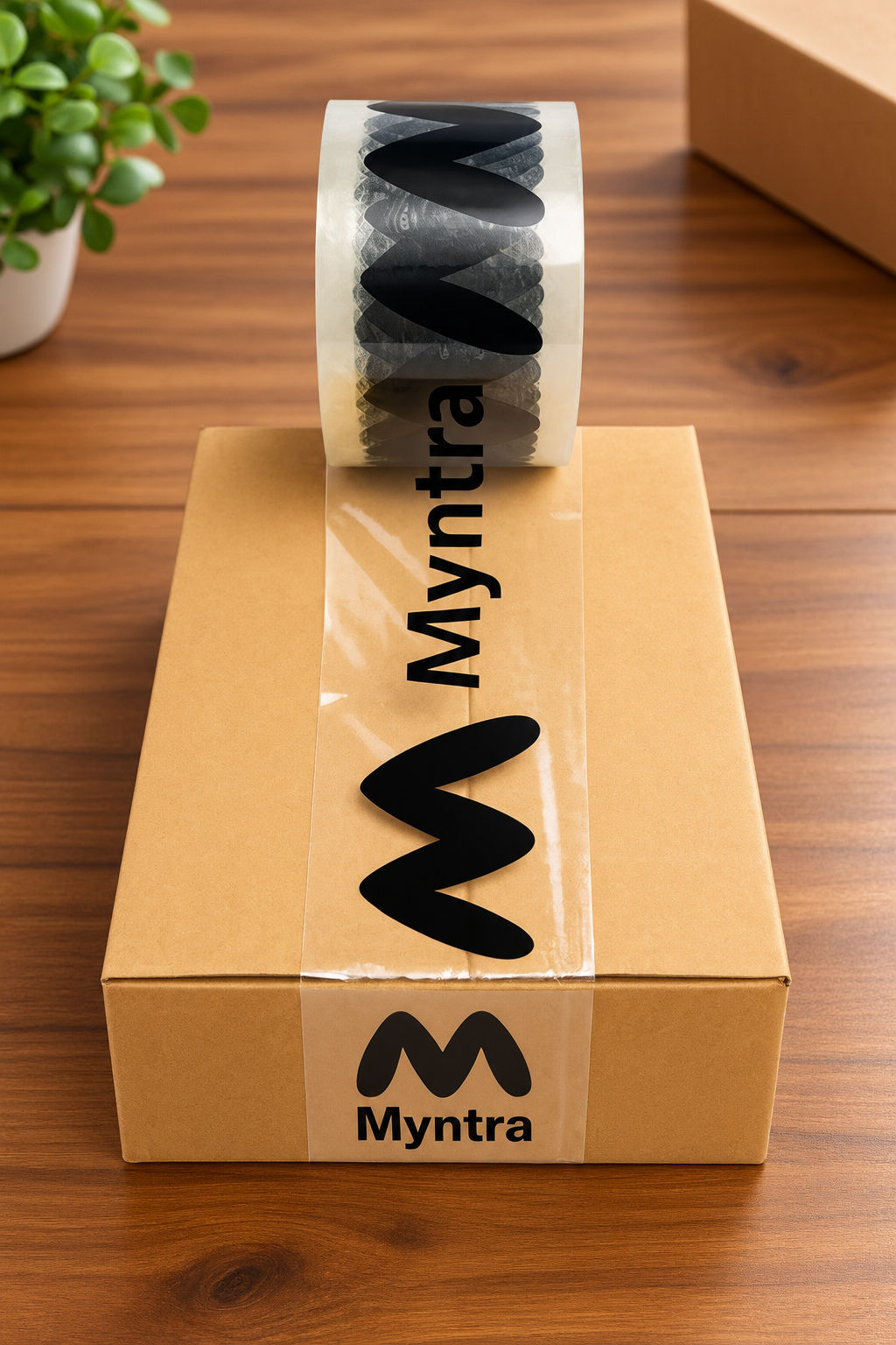 Myntra Packing Tape for Parcel Sealing and Packaging