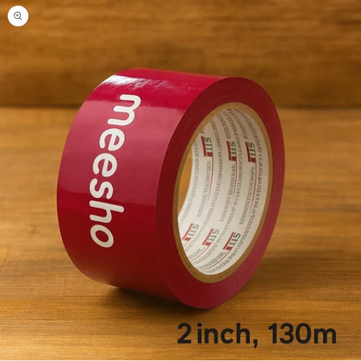 Meesho Printed Packaging Tape for Parcel Sealing