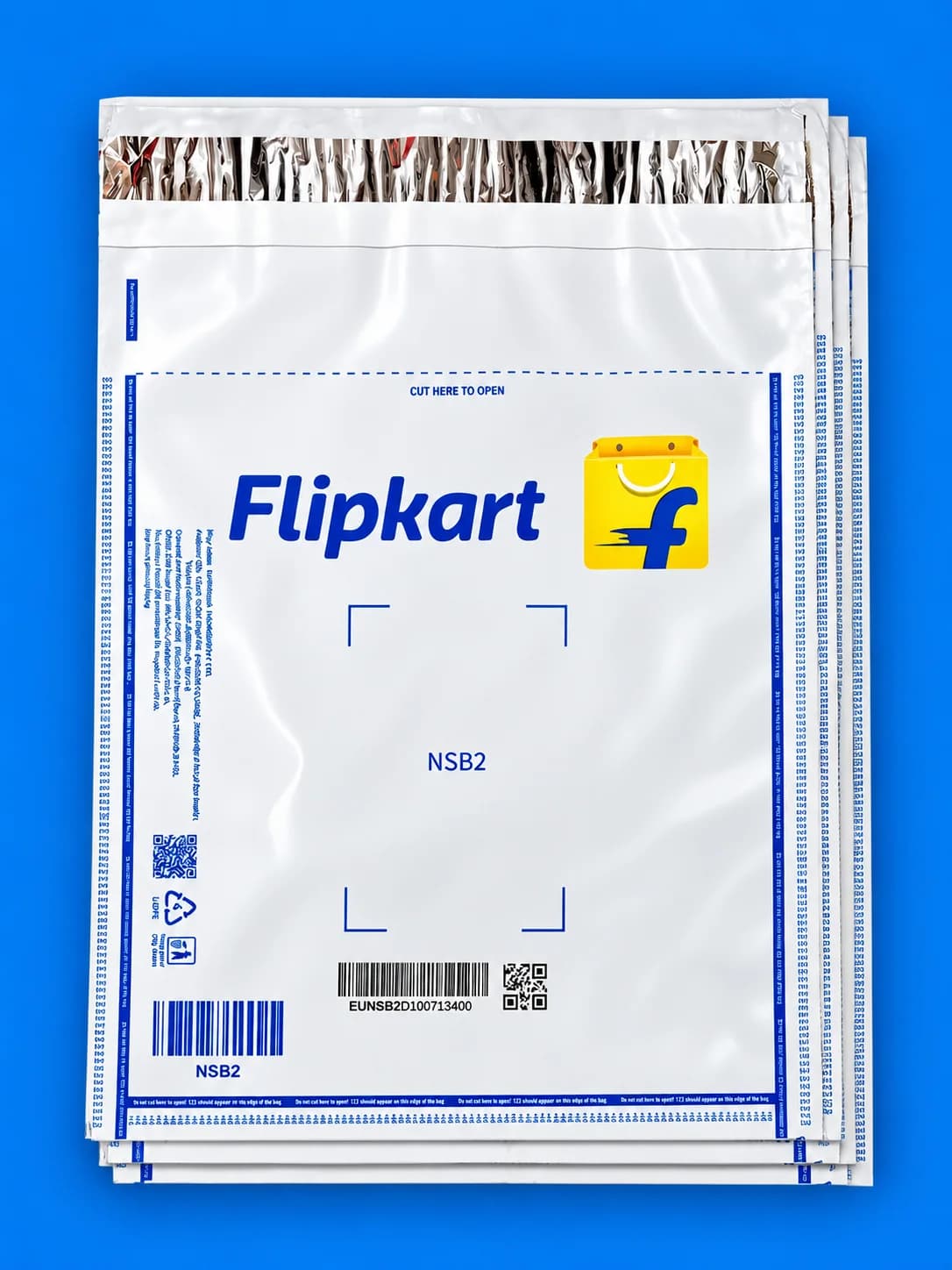 Flipkart Non Transparent Courier Bag | 100% Barcode Working
