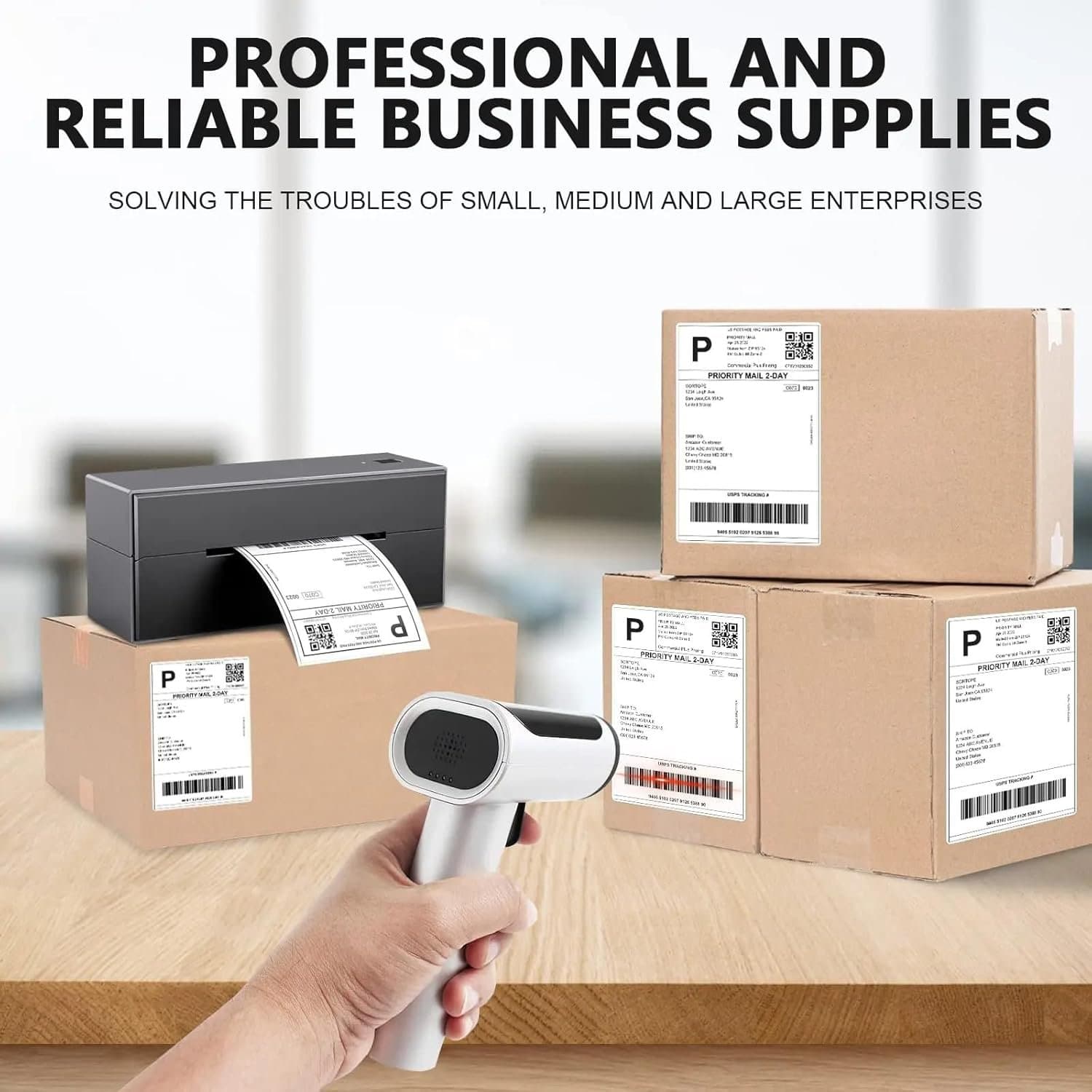 4 × 6 Inch (100 × 150 mm) Direct Thermal Label Sticker Roll | 400 Labels per Roll | Wholesale Price