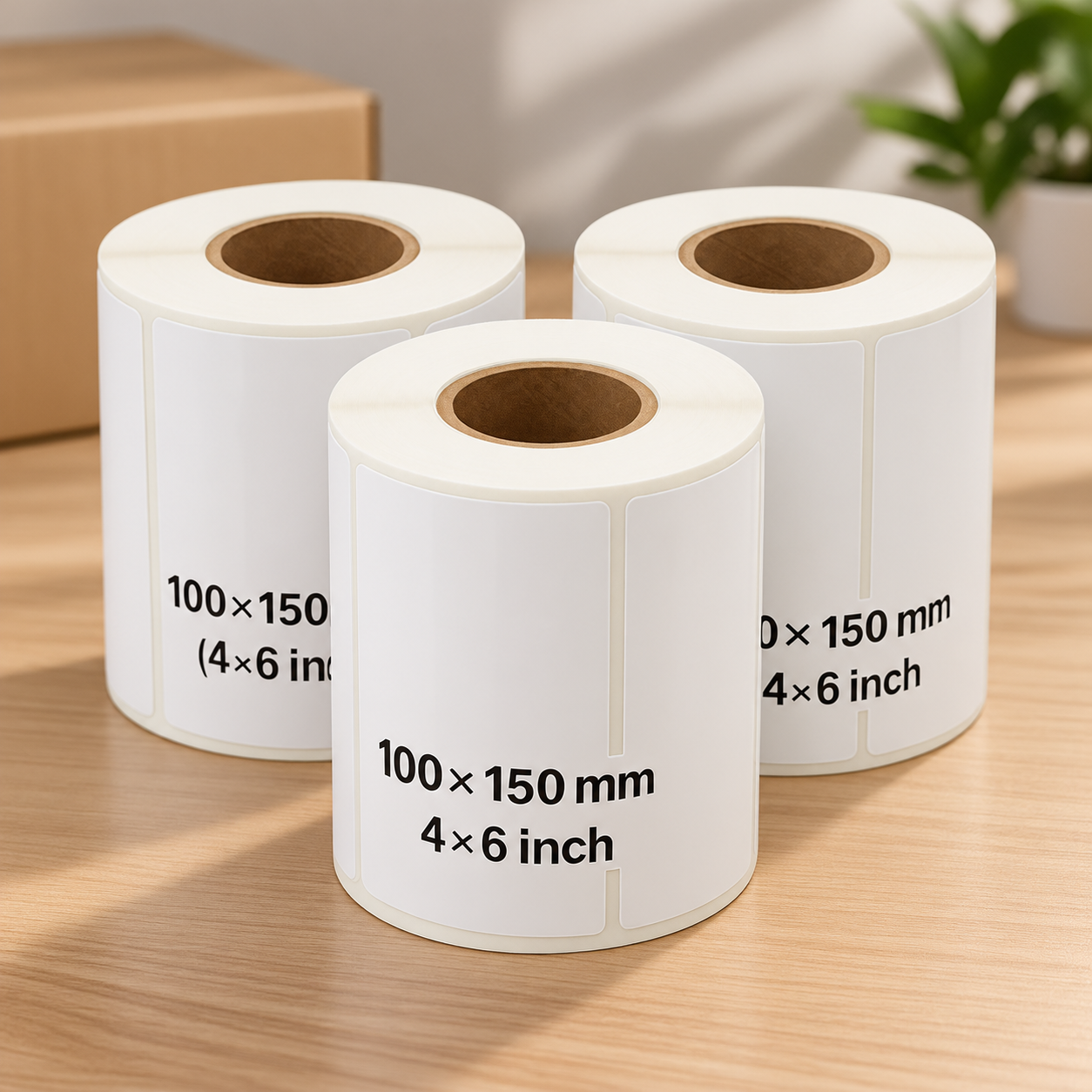 Thermal Shipping Label Roll for Printing Courier and Parcel Labels