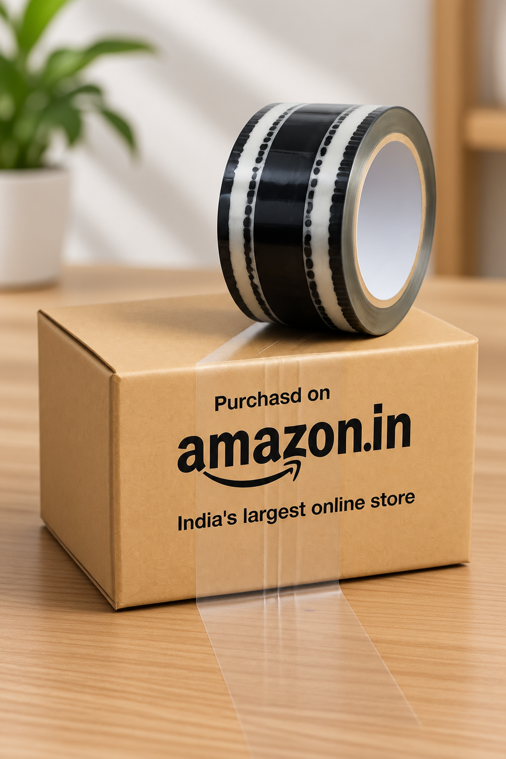 Amazon Transparent Packaging Tape for Parcel Sealing