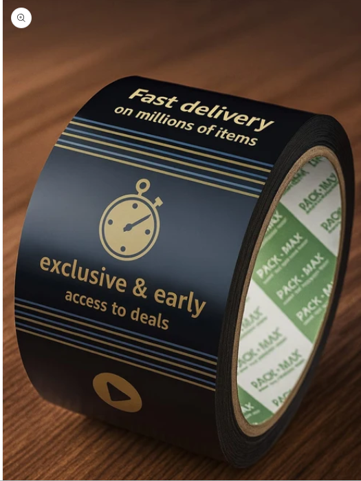 Amazon Prime Printed Packaging Tape for Parcel Sealing